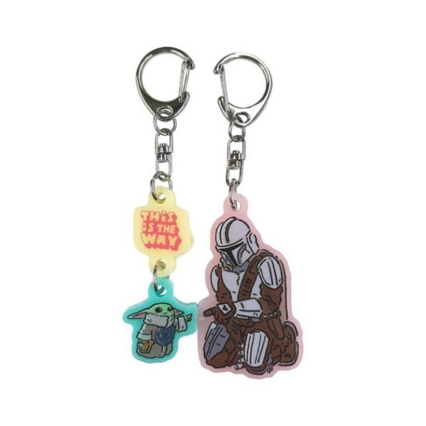 キーホルダー ペアキーホルダー スターウォーズ マンダロリアン アンド グローグー STAR WARS インロック コレクション雑貨 ディズニー 爆買