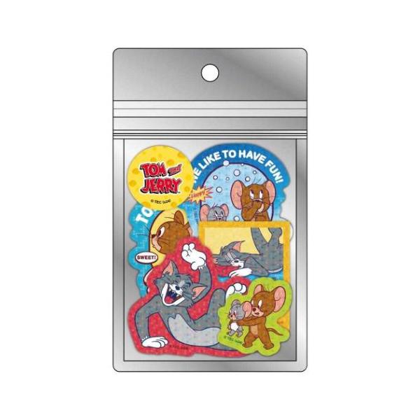 キャラクターシールセットと手袋 ダイカットシール ホログラムステッカーセット COLORFUL FRIENDS