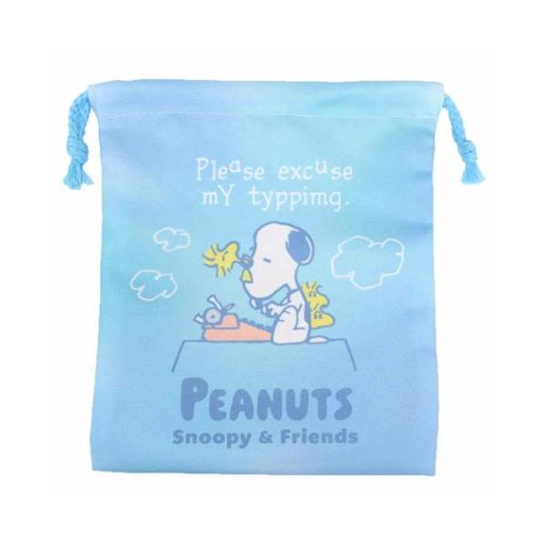 キッズ大人気[PEANUTS/SNOOPY]グッズにまたまた可愛いnewアイテム登場こちらは小物を入れたりしておくのに便利な[きんちゃく袋]キッズ用のお弁当やプラコップ入れなど何枚あっても困らない可愛いものからカッコいいのまでバリエーション...