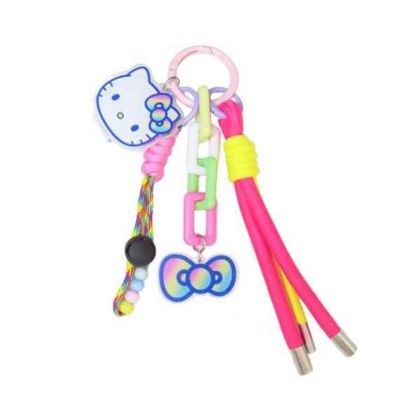 ストラップチャーム キーリング ハローキティ サンリオ カラフル