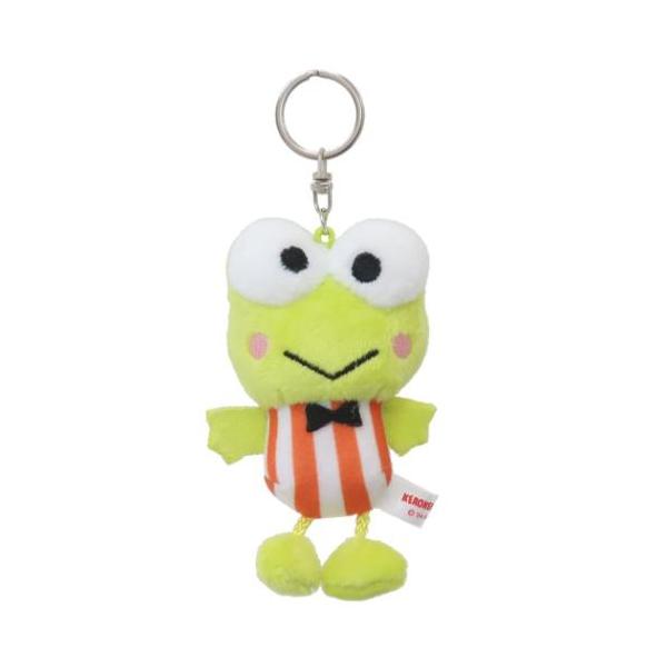 キーチェーンマスコット お座りぬいぐるみ 足ぶらシリーズ けろ