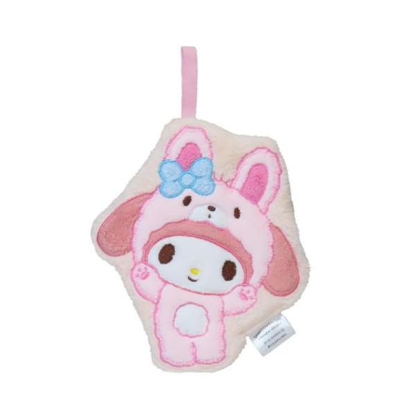 ダイカットタオルマスコット ループタオル マイメロディ バンザイ