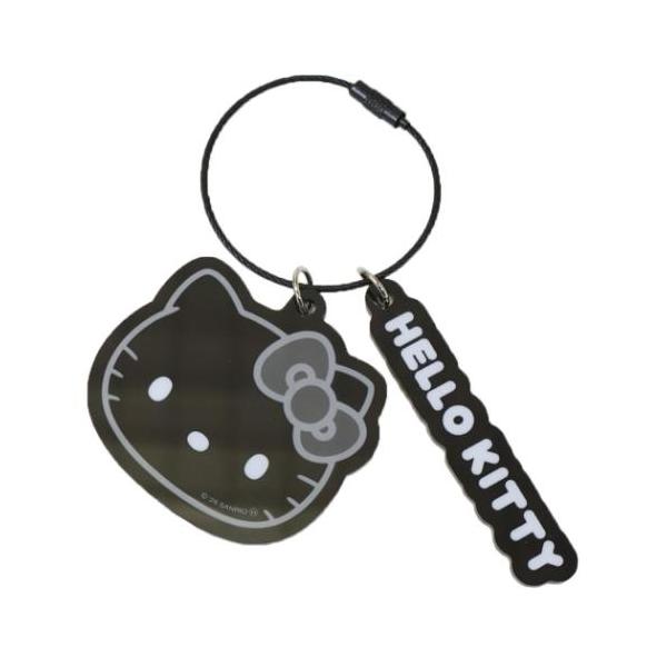 キーリング アクリルキーホルダー ハローキティ モノクロシリーズ サンリオ アクキー 2連 キャラクター