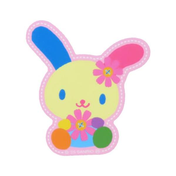ダイカットシール ステッカー ウサハナ サンリオ ピンク