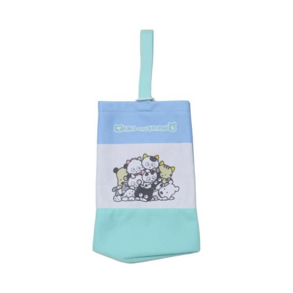 かわいいみんなのご近所ねこ[タマ＆フレンズ ]グッズにまたまた可愛いnewアイテム登場こちらは体育館シューズ入れにぴったりな[シンプルシューズバッグ]外側から名前が見えなくて安心な内側にネームタグが付いています。シワになりにくく、洗濯にも強...