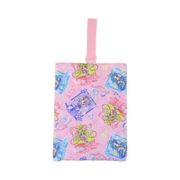 かわいいシリーズ第22作目となるアイドルをテーマにした[キミとアイドルプリキュア]グッズにまたまた可愛いnewアイテム登場こちらは体育館シューズなどを入れる[シューズバッグ]キルティング素材のママの手作り風がとってもキュート。外側から名前が...