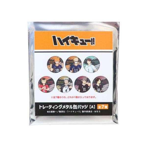 トレーディングメタル缶バッジ 全7種 缶バッジ A ハイキュー
