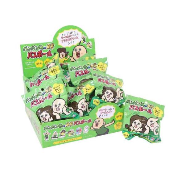 パンパンくんの日常 入浴剤 バスボール 全6種 24個入セット キャラクター グッズ 入浴剤 バスボール 全6種 24個入セット パンパンくんの日常 カミオ