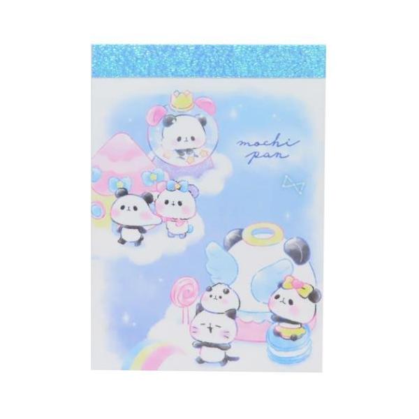メモ帳 ミニメモ ミニミニメモ もちもちぱんだ もちぱんタウン カミオ
