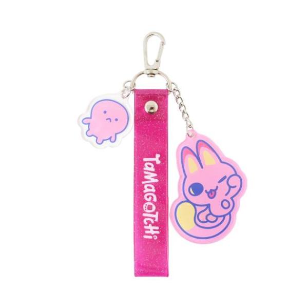 ラメタグキーホルダー キーホルダー みゃおっち たまごっち カミオ