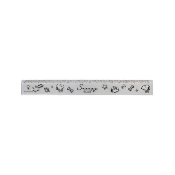 スヌーピー ものさし 17cm スリム 定規 silver mode ピーナッツ カミオジャパン