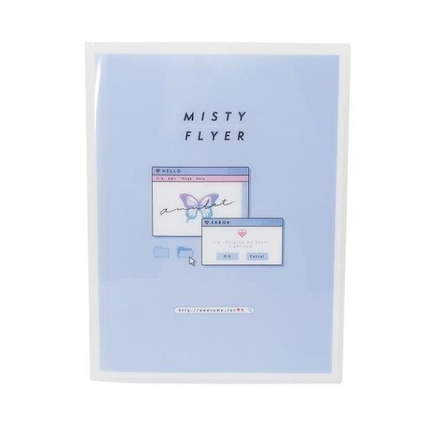 ポケットファイル MISTY FLYER 10ポケット A4 :kmo-28320:雑貨アートの通販店 ベルコモン - 通販 -  Yahoo!ショッピング