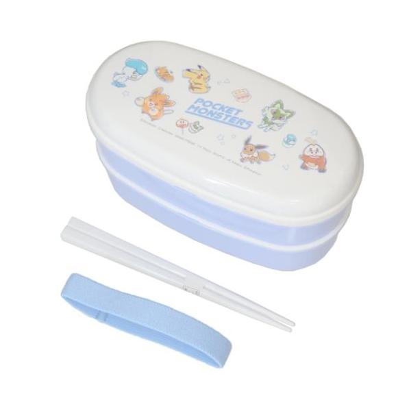 お弁当箱 楕円レンジ2段ランチボックス ポケットモンスター ENJOY