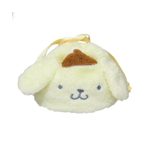 巾着袋 ダイカット巾着 ポムポムプリン サンリオ カミオジャパン きんちゃくポーチ 小物入れ