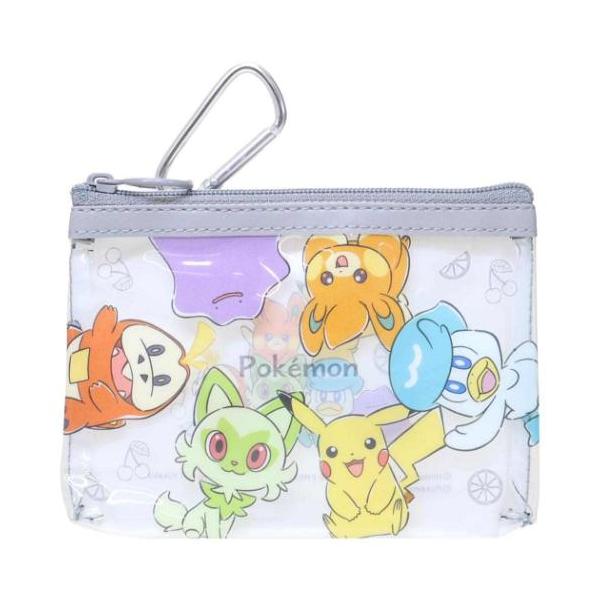 カラビナ付きミニポーチ クリアポーチ ポケットモンスター ポケモン