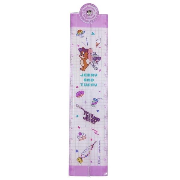 トムとジェリー ものさし 分度器付き折りたたみ定規 ジェリーとタフィー/ポップサングラス ワーナーブラザース カミオジャパン