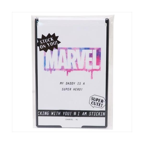「手鏡」 MARVEL カードミラーM グラデロゴ グッズ 手鏡 キャラクター マーベル カミオジャパン 化粧直し コンパクトで立てれるからいつでも身だしなみチェックOK かっこいいを愛する女子が増殖中  大人気「MARVEL/マーベル」グ...