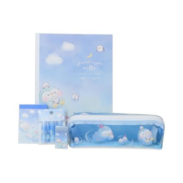 文具セット 5点文房具セット 水面 すやすやモフィー カミオジャパン