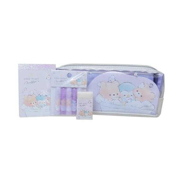 文具セット 4点文房具セット すやすやモフィー バスタイム カミオ