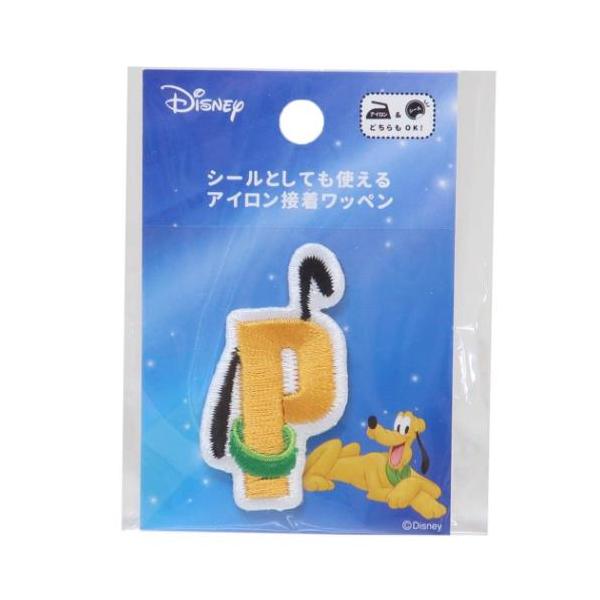 ワッペン アルファベットワッペン P プルート ディズニー 爆買 : 雑貨