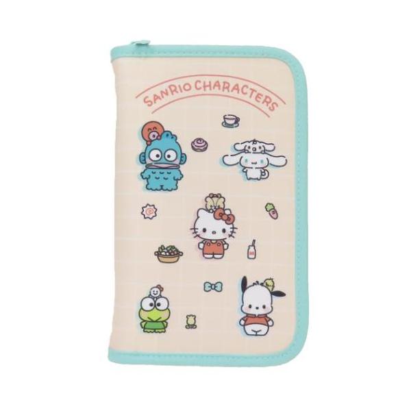 多機能大人気サンリオキャラクターズグッズにまたまた可愛いnewアイテム登場こちらはママの便利グッズ[やりくりポーチ]キャッシュカードや通帳をまとめるのに便利カード入れ4室、ファスナー付きポケットケース5枚、出し入れしやすいオープンポケットと...