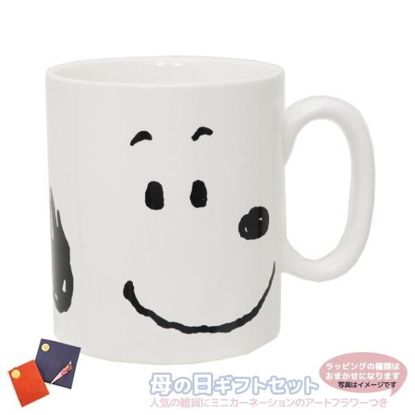 ビッグフェイス Mug マグカップ 母の日ギフト スヌーピー ピーナッツ スヌーピー ギフトセット アートフラワーつき M21 Coks 雑貨 アートの通販店 ベルコモン 通販 Yahoo ショッピング