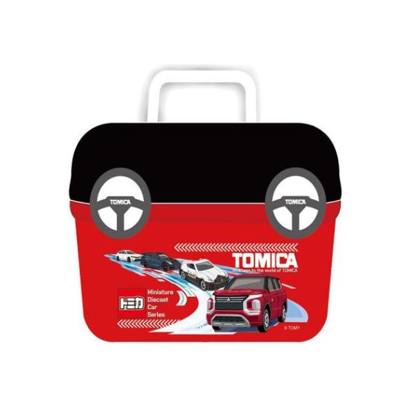 おかけんさん専用 ミニカーセット クリスマスお菓子 手さげトランク スナック菓子3個入り TOMICA トミカ