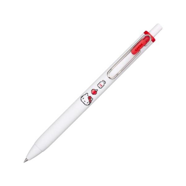 ユニボールワン ゲルインクボールペン 0.38mm ボールペン BKレッド