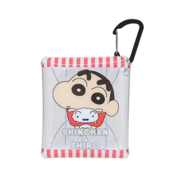 毎日使うものだからこそこだわりを 大人可愛い女性向け雑貨大人気アニメ[クレヨンしんちゃん]グッズにまたまた可愛いnewアイテム登場こちらは水濡れや汚れに強い人気の[クリアマルチケース]のSSサイズ裏面のボタンを外せば全面が開いて出し入れしや...
