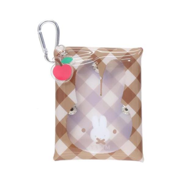 毎日使うものだからこそこだわりを 大人可愛い女性向け雑貨ディックブルーナの人気絵本[miffy/ミッフィーちゃん]グッズにまたまた可愛いnewアイテム登場斜めに構成デザインされた格子柄のダイアゴナルチェックシリーズこちらは[クリアマルチポー...