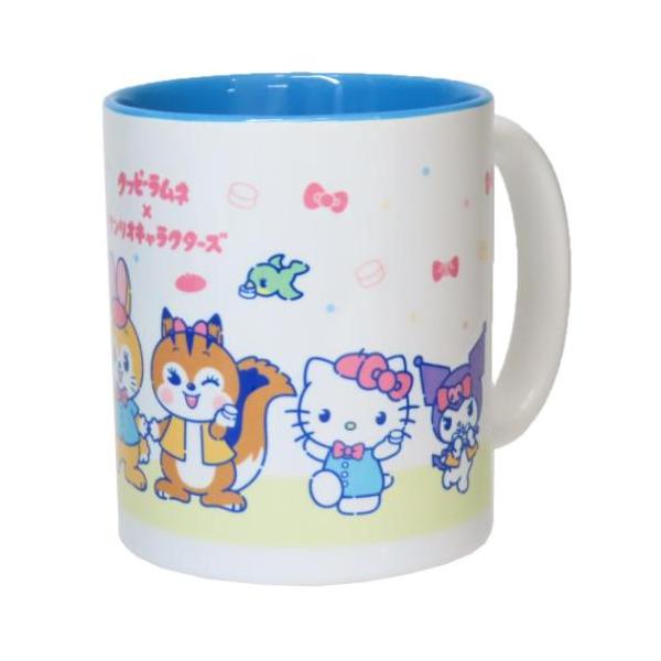 食器 おしゃれ デザイン ギフトに キッチン お祝い 結婚祝い[サンリオキャラクターズ]x[クッピーラムネ]のコラボグッズにまたまた可愛いnewアイテム登場こちらは定番人気アイテム[マグカップ]おもて面とうら面で違うイラストが描かれていて可...