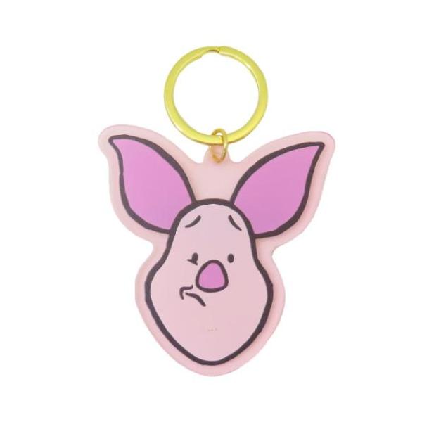 染色アクリルキーホルダー キーリング ディズニー くまのプー