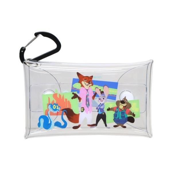 ミニポーチ クリアマルチケースS ズートピア2 集合 2Dアートシリーズ