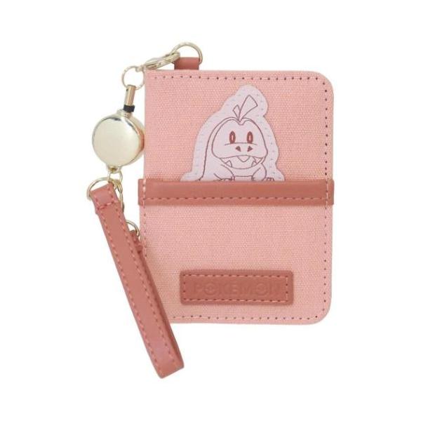 リール付き 2つ折りパスケース 定期入れ ポケットモンスター ポケモン ひょっこりワッペンシリーズ ホゲータ マリモクラフト ICカードケース