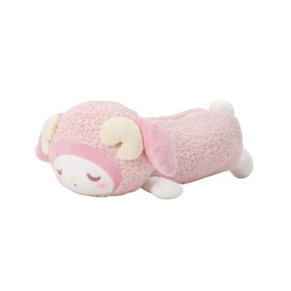 ぬいぐるみペンケース ペンポーチ おやすみひつじ マイメロディ サンリオ エムプラン 筆箱 新学期準備文具 キャラクター