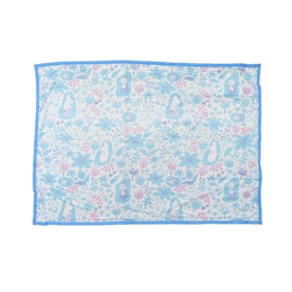 ハーフブランケット 冷感ケット クールブルーム ムーミン 北欧 丸眞 お昼寝ケット 寝具 キャラクター