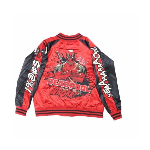 アウター スカジャン 3L デッドプール MARVEL スプラッシュ 丸眞