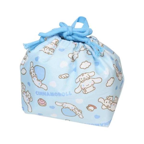 弁当 おしゃれ 生活雑貨　仕事 一人暮らし 巾着袋大人気サンリオキャラクターグッズにまたまた可愛いnewアイテム登場こちらは定番人気アイテム[マチ付きランチ巾着]底にマチが12cm付いているのでお弁当箱を入れるのにぴったり内側はアルミ素材で...