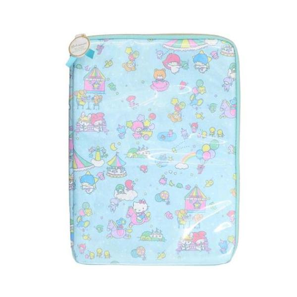 おしゃれでかわいいスマホケース＆iPhoneケース大人気サンリオキャラクターグッズにまたまた可愛いNEWアイテム登場こちらは機器の持ち運びに便利な[タブレットケース]10.2インチのタブレットが入るサイズで、ランドセルにもすっぽり入ります内...