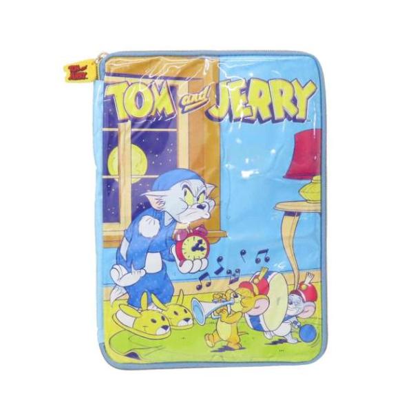 おしゃれでかわいいスマホケース＆iPhoneケース大人気トム＆ジェリーグッズにまたまた可愛いNEWアイテム登場こちらは機器の持ち運びに便利な[タブレットケース]10.2インチのタブレットが入るサイズで、ランドセルにもすっぽり入ります内側には...