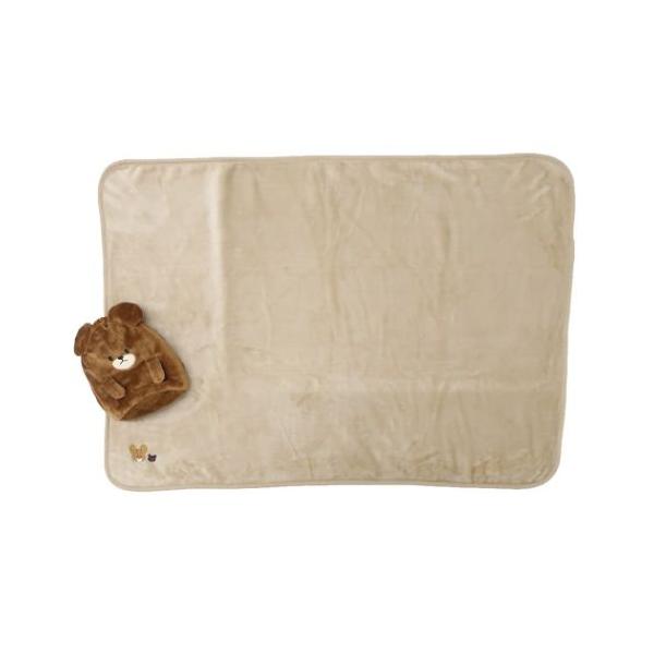 生活雑貨 寝具 ブランケット おしゃれ 一人暮らし 模様替えベストセラー絵本[the bear's school/くまのがっこう]グッズにまたまた可愛いnewアイテム登場こちらはふわふわの肌触りの[フランネルブランケット]思わず頬ずりしたく...