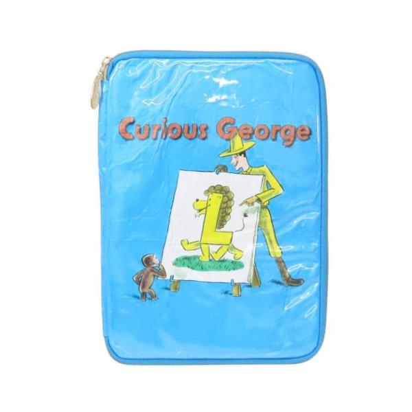 おしゃれでかわいいスマホケース＆iPhoneケース世界中で愛されている人気絵本[キュリアスジョージ/おさるのジョージ]グッズにまたまた可愛いNEWアイテム登場こちらは機器の持ち運びに便利な[タブレットケース]10.2インチのタブレットが入る...