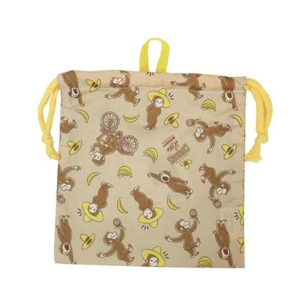 普段持ち歩く日用雑貨もお気に入りでそろえよう世界中で愛されている人気絵本[キュリアスジョージ/おさるのジョージ]グッズにまたまた可愛いnewアイテム登場こちらは小物を入れたりしておくのに便利な[きんちゃく袋]キッズ用のお弁当やプラコップ入れ...