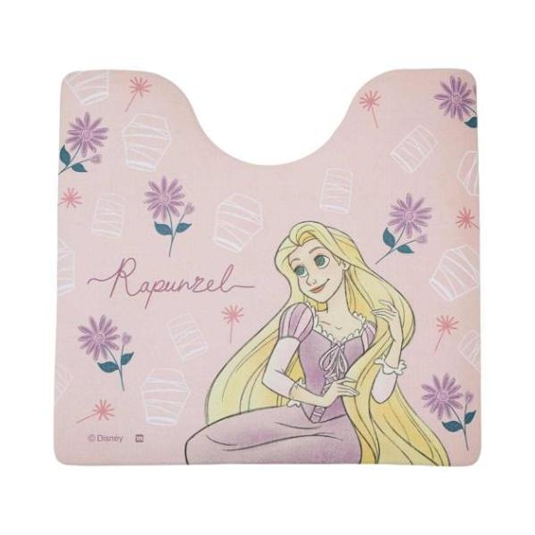 トイレ用品 トイレマット フレッシュパープル 塔の上のラプンツェル ディズニープリンセス
