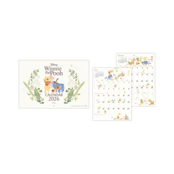 一年の予定や計画をお気に入りのカレンダーに書き込もうたっぷりの書き込みスペースがうれしい二つ折りのカレンダー。広げると大きめサイズの壁掛けタイプとして使えます。季節にちなんだキャラクターの絵柄が楽しめる可愛らしいデザインです。仕様：祝日表記...