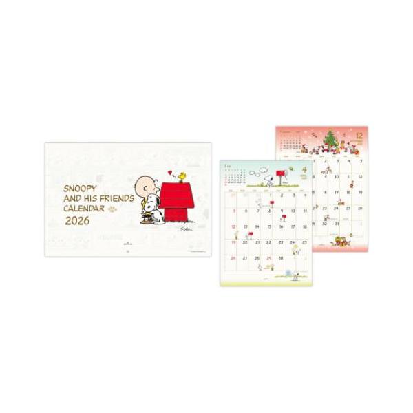 一年の予定や計画をお気に入りのカレンダーに書き込もうたっぷりの書き込みスペースがうれしい二つ折りのカレンダー。広げると大きめサイズの壁掛けタイプとして使えます。季節にちなんだキャラクターの絵柄が楽しめる可愛らしいデザインです。仕様：祝日表記...