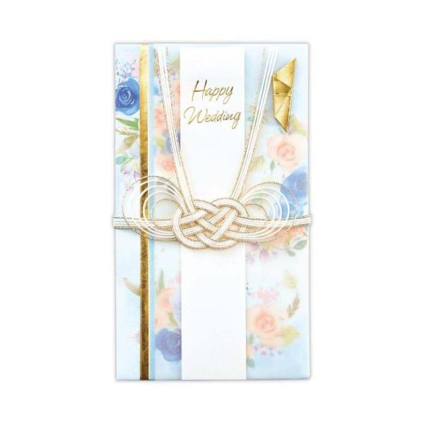 ポチ袋 正月 お祝い お年玉 デザイン 雑貨爽やかなブルーと白のバラに、トレーシングペーパー素材を重ねたエレガントな寿祝儀こちらはトレペ素材がとってもおしゃれな[ご祝儀袋]大胆にレイアウトした花柄に、透け感のあるトレーシングペーパーを重ねた...