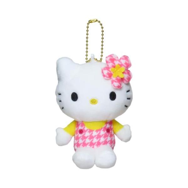 ミニぬいぐるみボールチェーン マスコット ハローキティ カオハナ PK