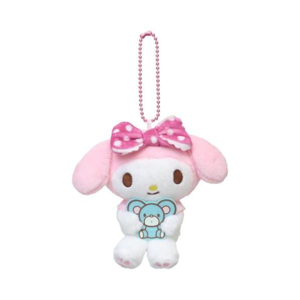 ミニぬいぐるみボールチェーン マスコット マイメロディ ドットリボン