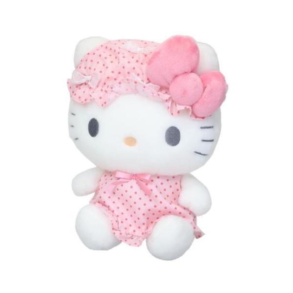 プラッシュドールS ぬいぐるみ ハローキティ ナイトキャップリボン